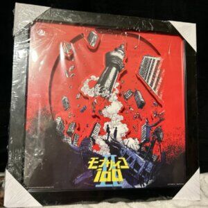 SEALED Mob Psycho 100 Framed Anime Shadow Box Art by Just Funky